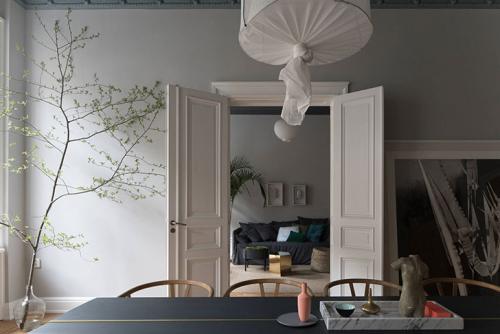 Атмосферная квартира в дымчато-пастельных оттенках в Стокгольме 01