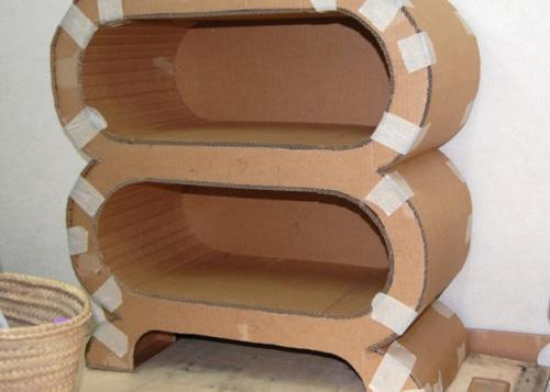 Идеи для картонной мебели. Достоинства картонной мебели