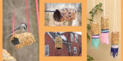 Мебель из картонных трубок.