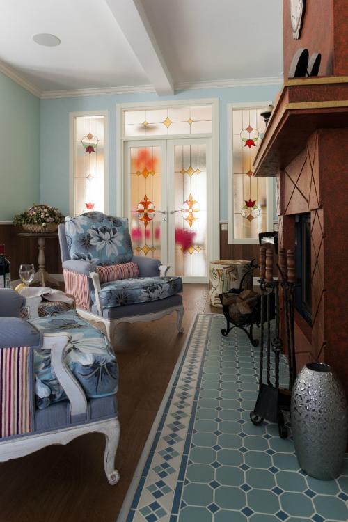 Уютный интерьер дачи 07