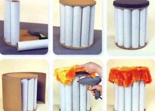 Идеи для картонной мебели. Достоинства картонной мебели