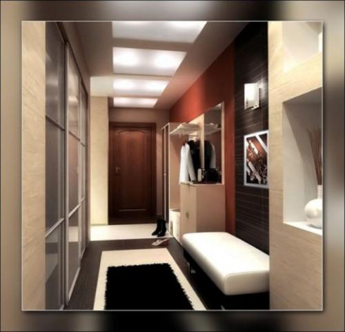 Как визуально расширить коридор. 