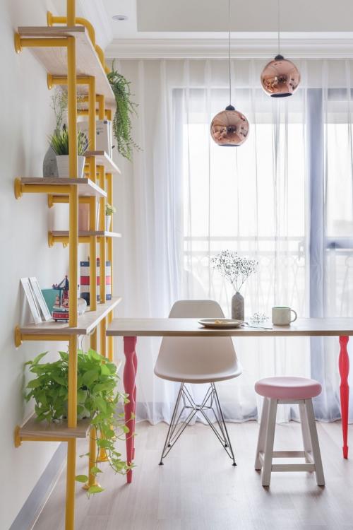 Интерьер квартиры молодой девушки в пастельных оттенках 12