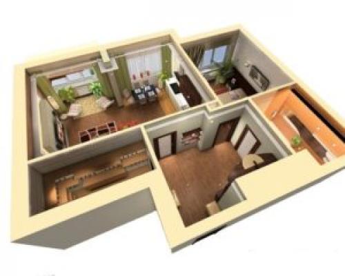 Переделка 2 х комнатной хрущевки в студию с раздвижными дверями на кухне. Преимущества и недостатки перепланировки