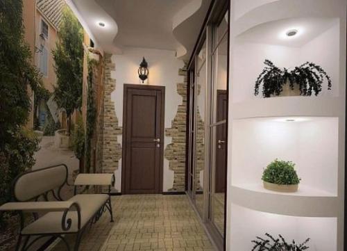 Как визуально расширить коридор. 