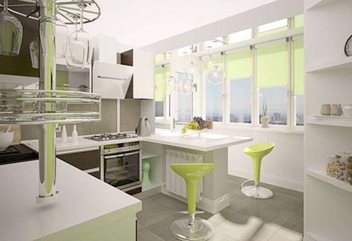 Интерьер квартиры в сталинке. Интерьер в разного типа кухнях