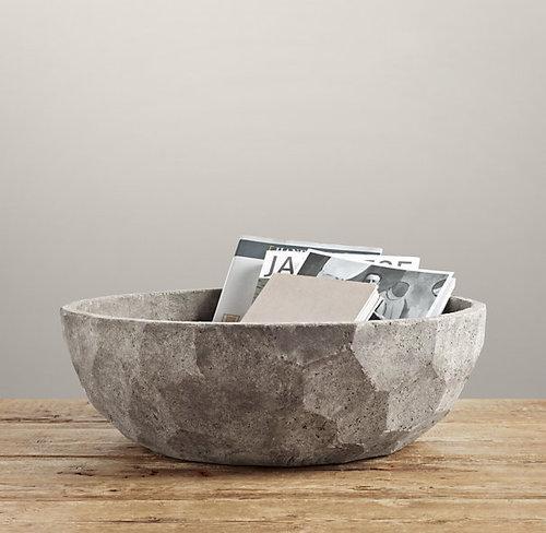 Предметы интерьера из бетона. Разновидности