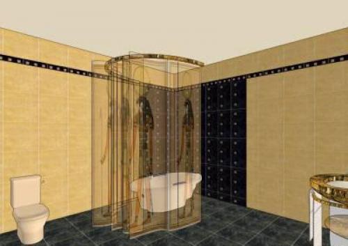 Дизайн ванны в восточном стиле. Привлекательный минимализм Страны Восходящего Солнца 18 Дизайн ванны в восточном стиле. Привлекательный минимализм Страны Восходящего Солнца 18