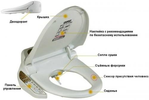 Туалет и душ в комнате. Нюансы дизайна 12