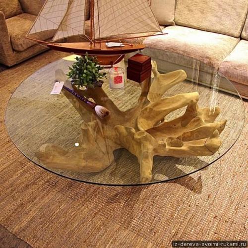 Как сделать стол из пня. Мебель из пней (12 фотографий). Ход работы по созданию мебели из пня