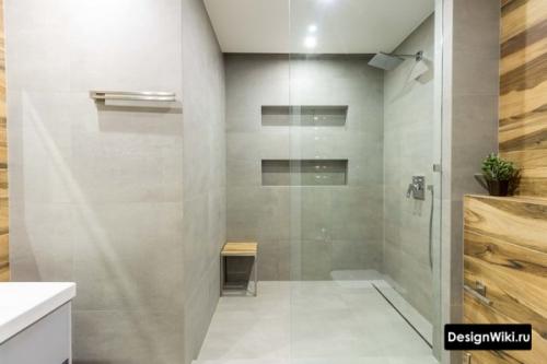 Туалет и душ в комнате. Нюансы дизайна 05