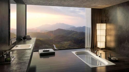 Дизайн ванны в восточном стиле. Привлекательный минимализм Страны Восходящего Солнца