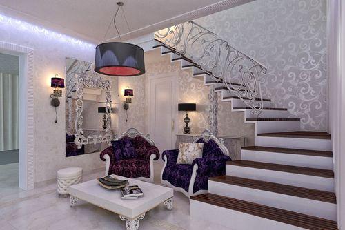 Дизайн холла 2 этажа. Дизайн холла с лестницей на второй этаж в частном доме: фото варианты