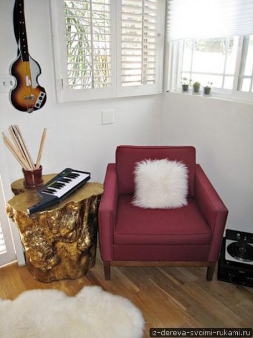 Как сделать стол из пня. Мебель из пней (12 фотографий). Ход работы по созданию мебели из пня