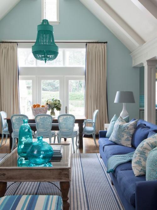 Яркие цвета в интерьере квартиры 14