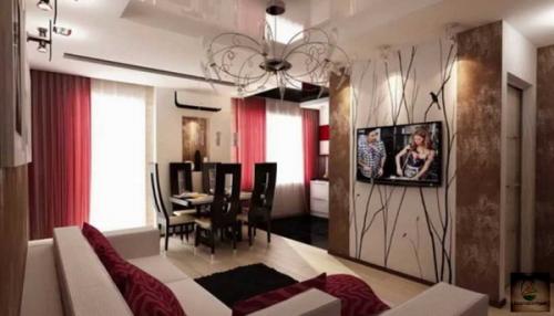 Интерьер для однокомнатной квартиры. Советы по выбору дизайна однокомнатной квартиры 38 Интерьер для однокомнатной квартиры. Советы по выбору дизайна однокомнатной квартиры 38