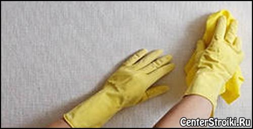 Чем отмыть жирные пятна с окрашенных стен. Как ухаживать за стенами