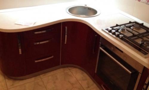 Размеры тумбы под мойку. Чертежи угловых шкафов под мойку