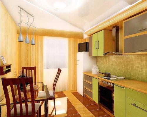 Дизайн кухни 9 кв м в панельном доме. Как увеличить площадь кухни в панельном доме?