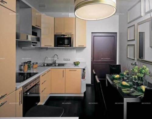 Дизайн кухни 9 кв м в панельном доме. Как увеличить площадь кухни в панельном доме?