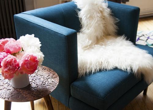 Синий цвет в интерьере 03