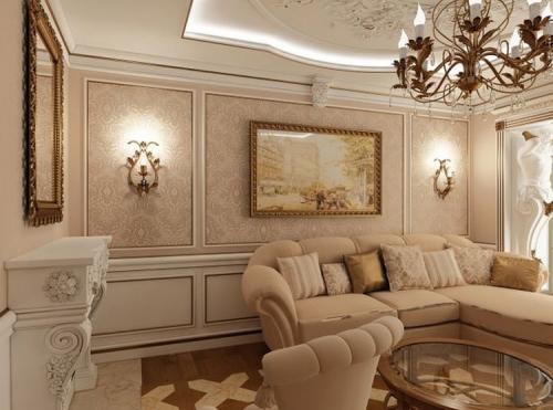 Обои в комнату светлые. Какие обои увеличивают комнату: стилевые решения 09