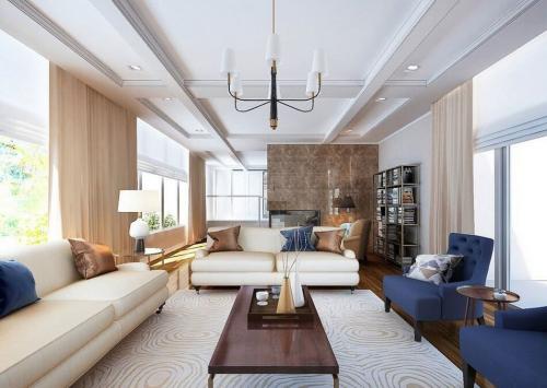 Интерьер гостиной. Модный интерьер гостиной 2019