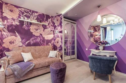 Обои в комнату светлые. Какие обои увеличивают комнату: стилевые решения 08