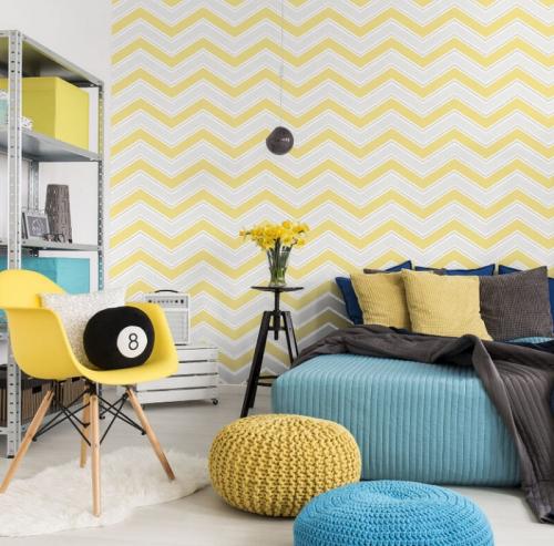 Обои в комнату светлые. Какие обои увеличивают комнату: стилевые решения 07