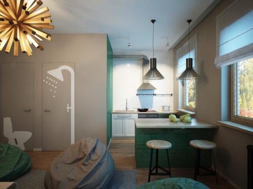 Как обставить однокомнатную квартиру хрущевку. Советы дизайнеров относительно того, как увеличить пространство