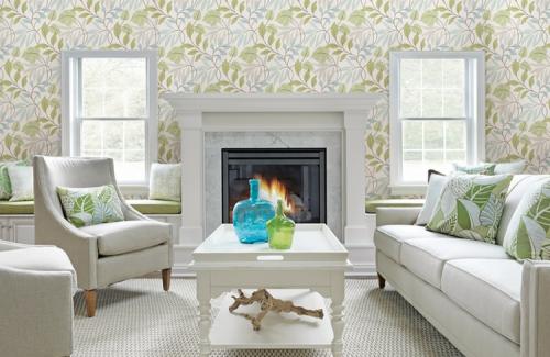 Обои в комнату светлые. Какие обои увеличивают комнату: стилевые решения 06