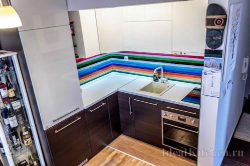 Фартук на кухню плитка под дерево. Плитка и керамогранит под дерево для пола на кухне