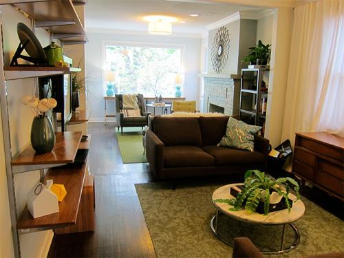 Обои для узкой гостиной. Нюансы и приемы оформления узкой гостиной