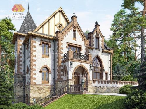 Дом в старинном стиле. Дома в классическом русском стиле 09