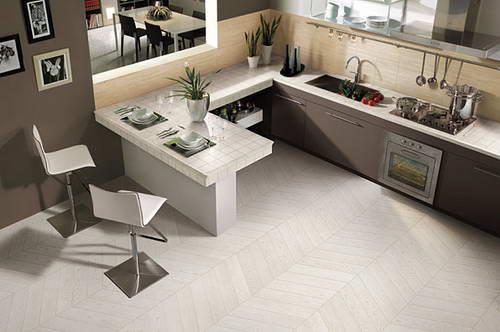 Фартук на кухню плитка под дерево. Плитка и керамогранит под дерево для пола на кухне