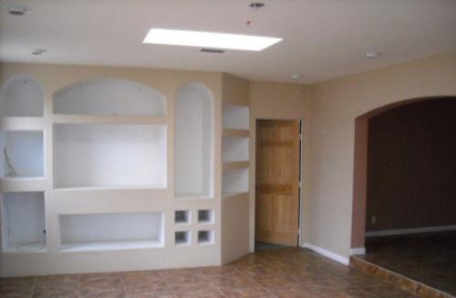 Варианты отделки гипсокартона. Стены из гипсокартона — современные решения для вашего интерьера