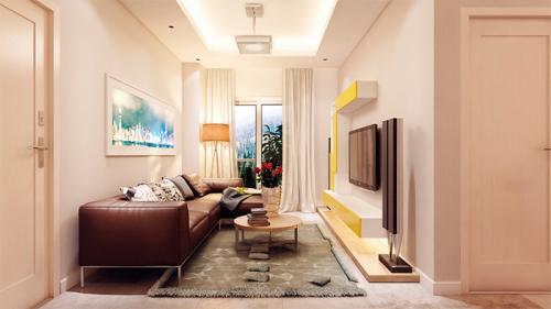 Обои для узкой гостиной. Нюансы и приемы оформления узкой гостиной