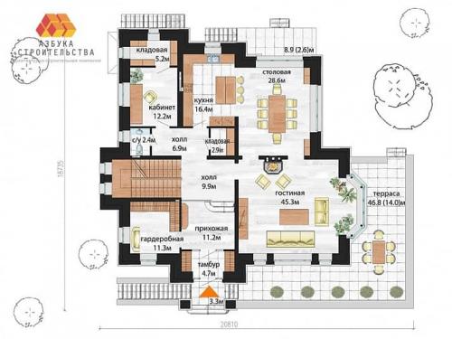 Дом в старинном стиле. Дома в классическом русском стиле 18