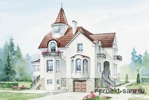 Проект дома в стиле средневекового замка. Проекты домов и особняков в стиле замка