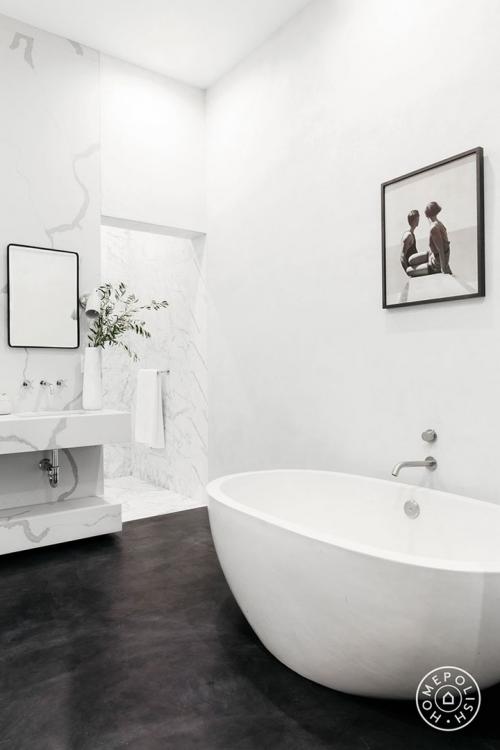 Черно-белое великолепие квартиры в Нью-Йорке 15