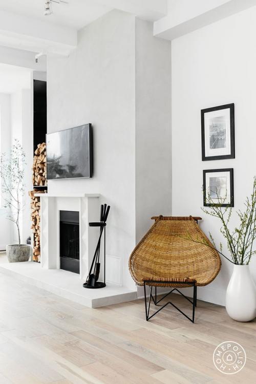 Черно-белое великолепие квартиры в Нью-Йорке 09