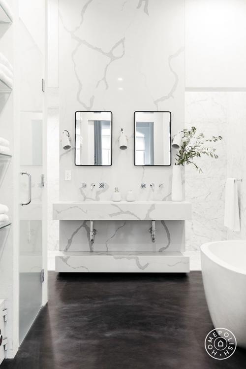 Черно-белое великолепие квартиры в Нью-Йорке 14