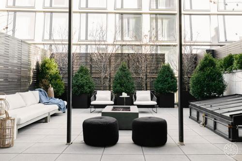 Черно-белое великолепие квартиры в Нью-Йорке 02