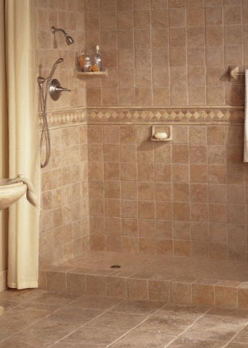 Ванная комната с душем без кабины. Почему многие отказываются от ванны 21