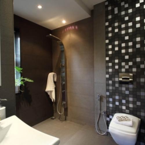 Ванная комната с душем без кабины. Почему многие отказываются от ванны 24