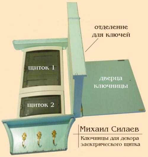 Ключница на электрический щиток. Два типа ключниц, которые я делаю