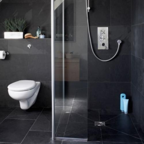 Ванная комната с душем без кабины. Почему многие отказываются от ванны 25