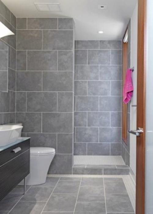 Ванная комната с душем без кабины. Почему многие отказываются от ванны 22