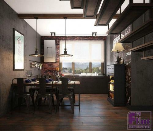 Таунхаус в стиле лофт. Дом на две семьи с панорамными окнами TP-107 04 Таунхаус в стиле лофт. Дом на две семьи с панорамными окнами TP-107 04