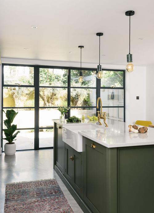 Великолепная кухня в зеленом 05
